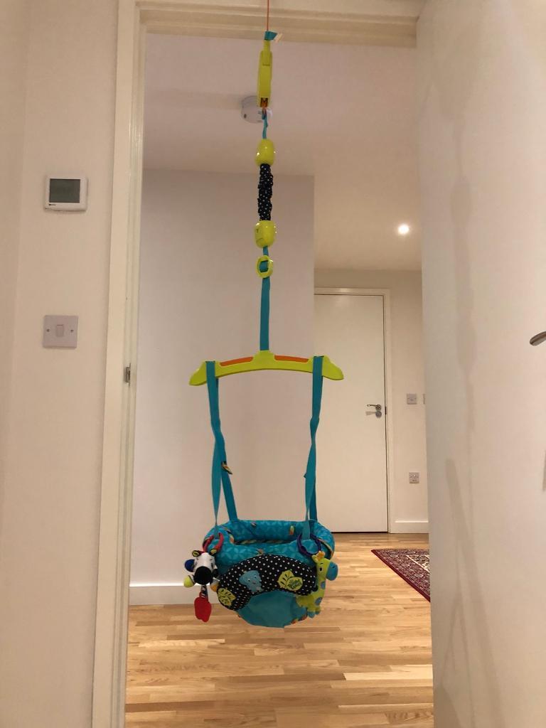 bright starts taggies door jumper